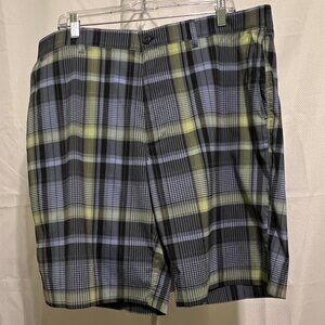 PGA Tour Plaid Golf Shorts